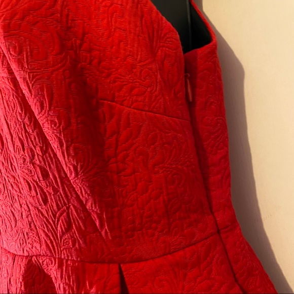Moulinette Soeurs Red Cocktail Dress sz 4 NWOT - Picture 5 of 15
